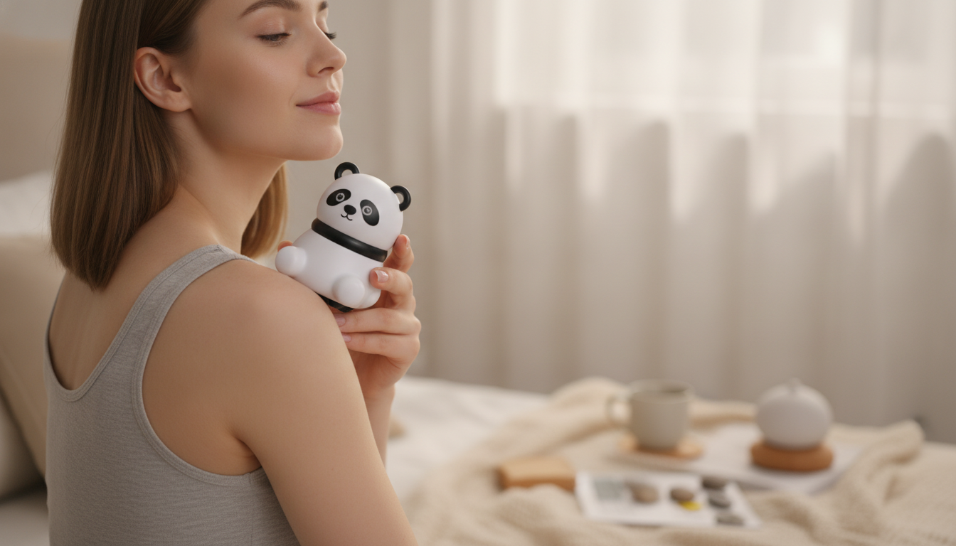 Electric Panda Mini Massager: Quick Full-Body Relief